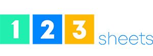123 sheets logo