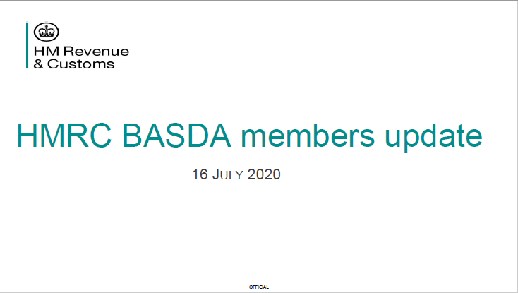 HMRC BASDA Presentation