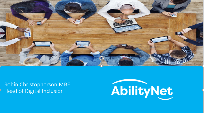 AbilityNet front slide