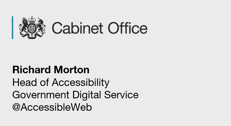 Cabinet Office Richard Morton