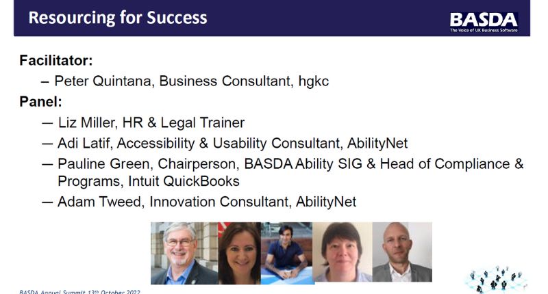 Resourcing for Success Panel resourcing for success presentation