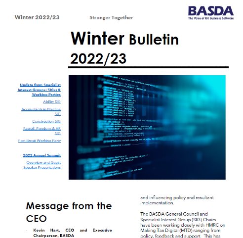 BASDA Winter 2022/23 Bulletin
