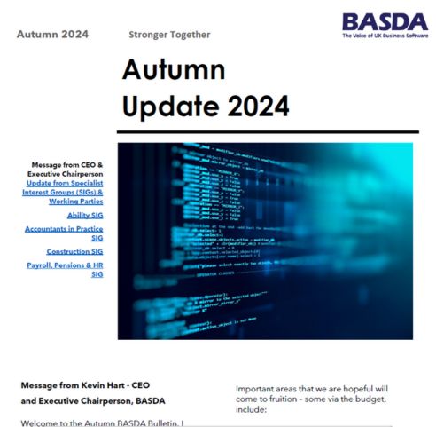 Autumn Update 2024 BASDA Autumn Update